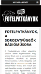 Mobile Screenshot of fotelpatkanyok.hu